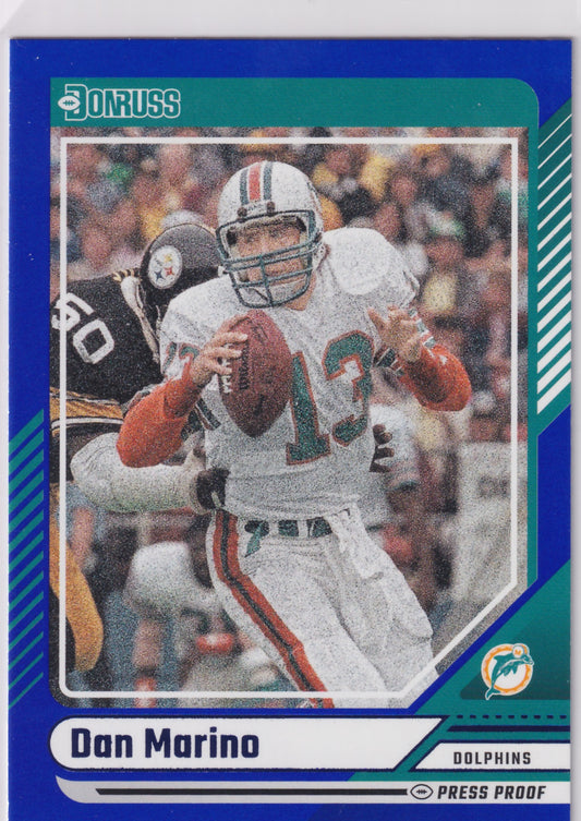 2024 Donruss Dan Marino Blue Press Proof #55