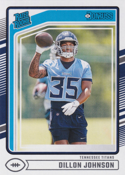 2024 Donruss Dillon Johnson Rated Rookie #399