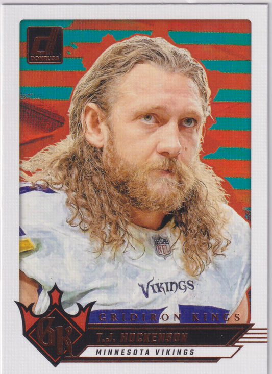 2024 Panini Donruss TJ Hockenson Gridiron Kings #14