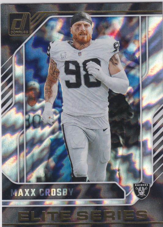2024 Panini Donruss Maxx Crosby Elite Series #14