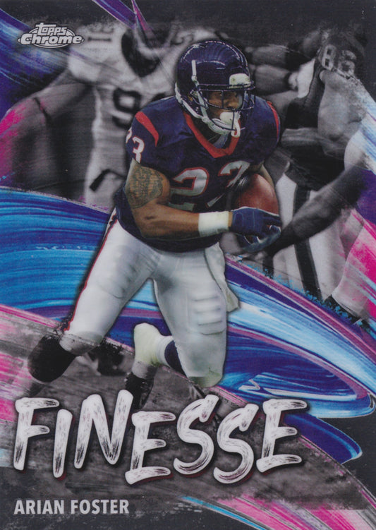 2024 Topps Chrome Arian Foster Finesse #F-17