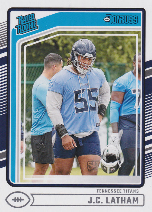 2024 Donruss J.C. Latham Rated Rookie #340