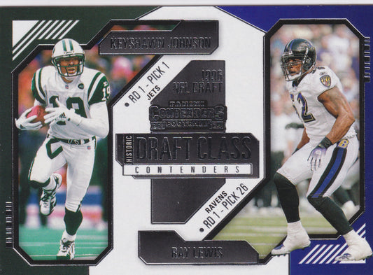 2024 Contenders Football Keyshawn Johnson/Ray Lewis Bronze Historic Draft Class