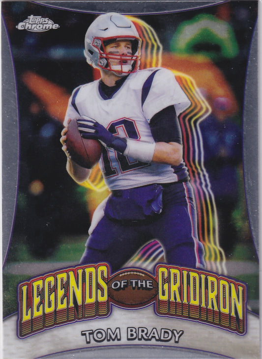 2024 Topps Chrome Tom Brady Legends of the Gridiron  #LOG-1