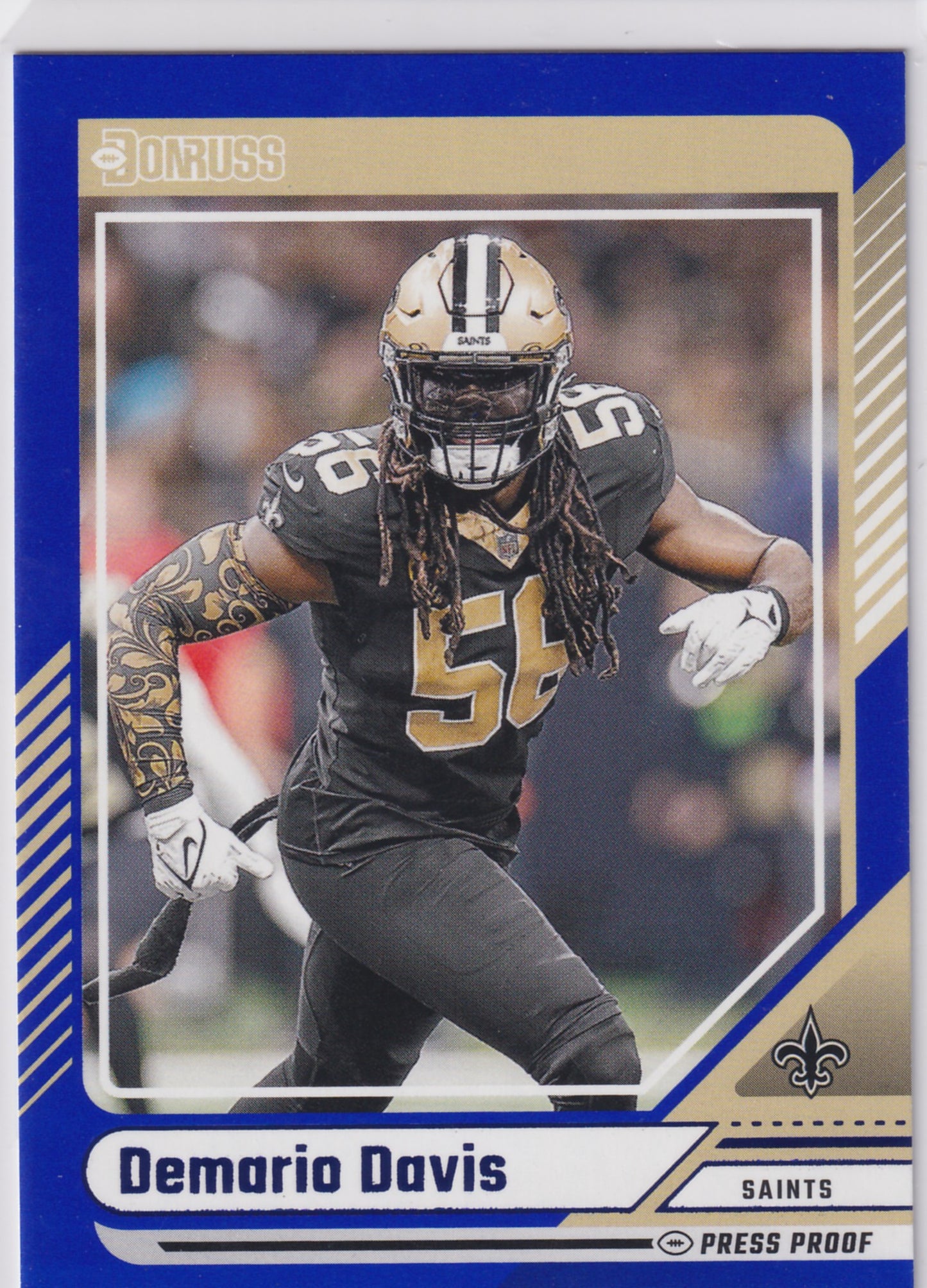 2024 Donruss Demario Davis Blue Press Proof #298