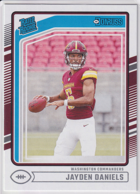 2024 Panini Donruss Jayden Daniels Rated Rookie #389