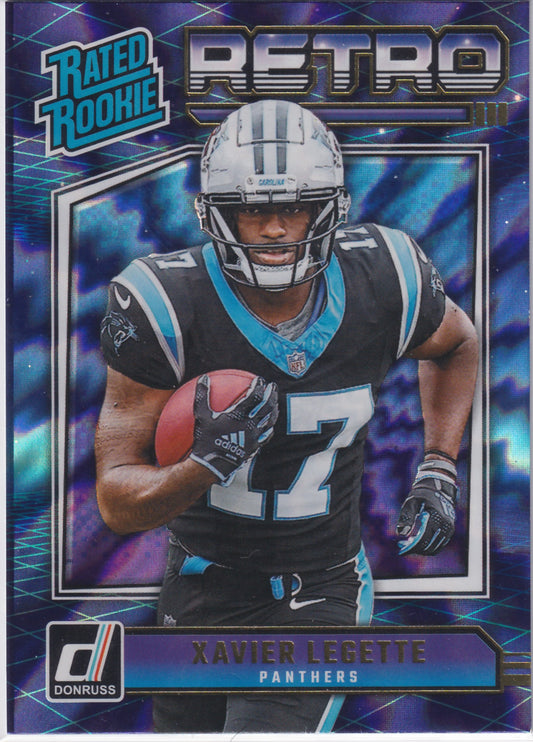 2024 Panini Donruss Xavier Legette Rated Rookies Retro #13