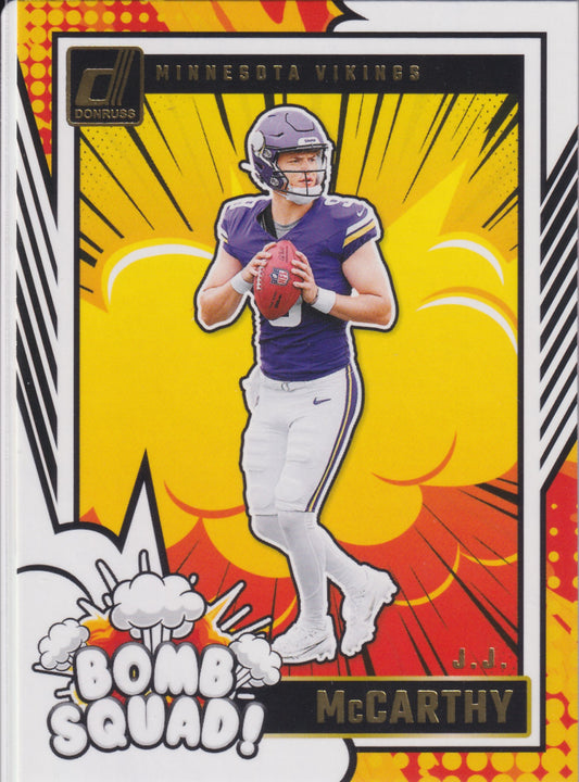 2024 Panini Donruss JJ McCarthy Bomb Squad #5