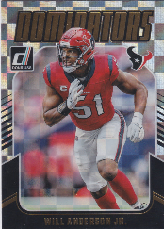 2024 Donruss Will Anderson Jr Dominators #16