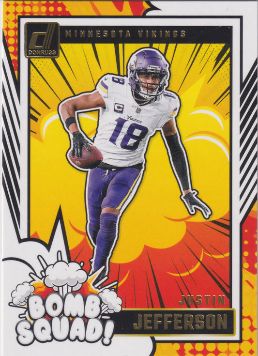 2024 Panini Donruss Justin Jefferson Bomb Squad  #20