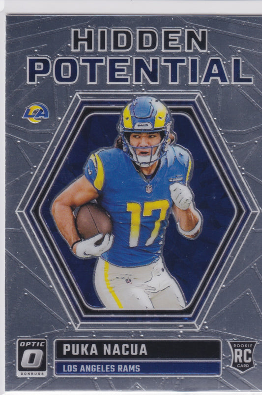 2023 Panini Donruss Optic Rookie Puka Nacua Hidden Potential RC #HP-PN