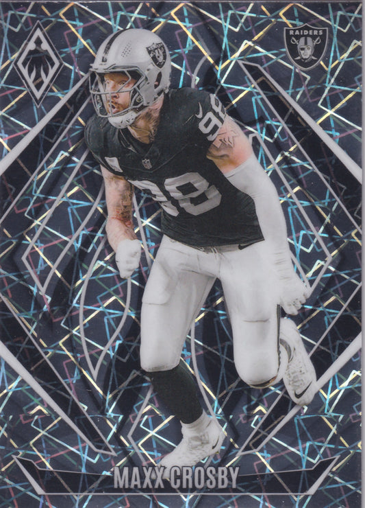 2024 Panini Phoenix Maxx Crosby Lazer Prizm