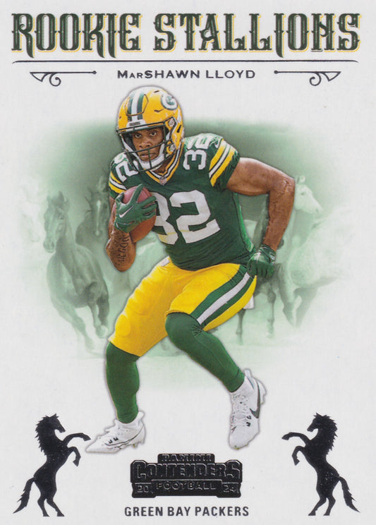 2024 Panini Contenders MarShawn Lloyd Rookie Stallions #24
