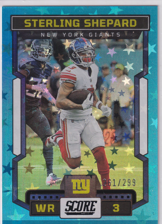 2023 Panini Score Sterling Shepard /299 #237