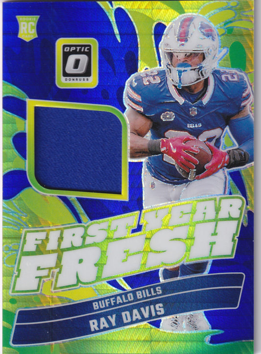 2024 Donruss Optic Ray Davis First Year Fresh #FYF-RDS