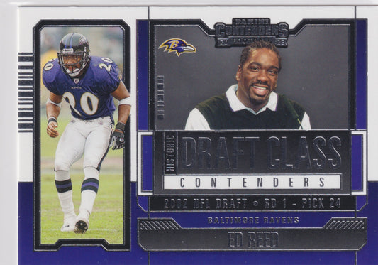 2023 Panini Contenders Ed Reed Historic Draft Class Contenders #HDC-ER