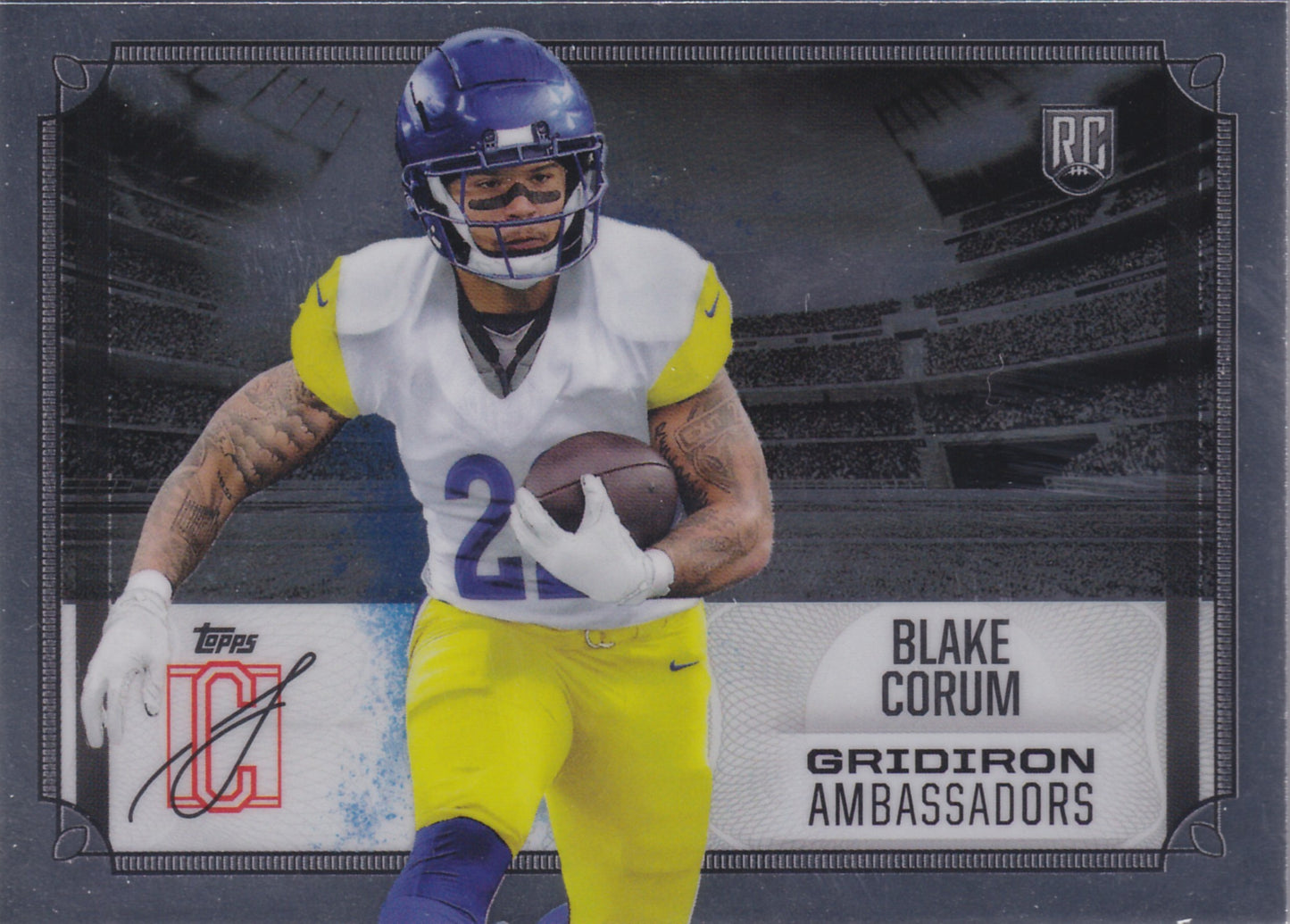 2024 Topps Signature Class Blake Corum Gridiron Ambassadors #GA-10 (RC)