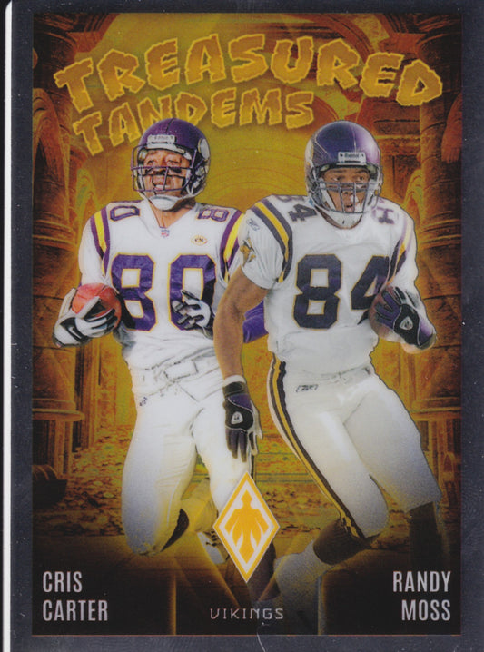2024 Panini Phoenix Randy Moss, Cris Carter Treasured Tandems #TT-MIN