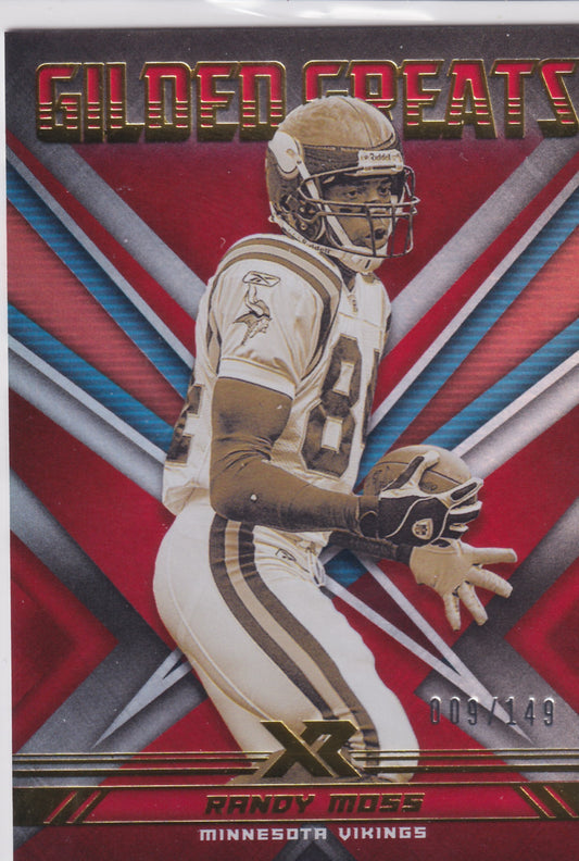 2020 Panini XR Randy Moss Gilded Greats /149 #6