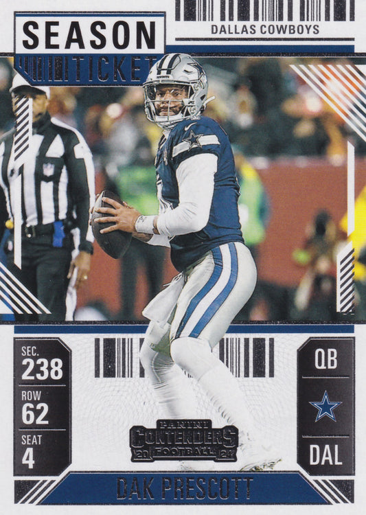2024 Panini Contenders Dak Prescott Season Ticket #25