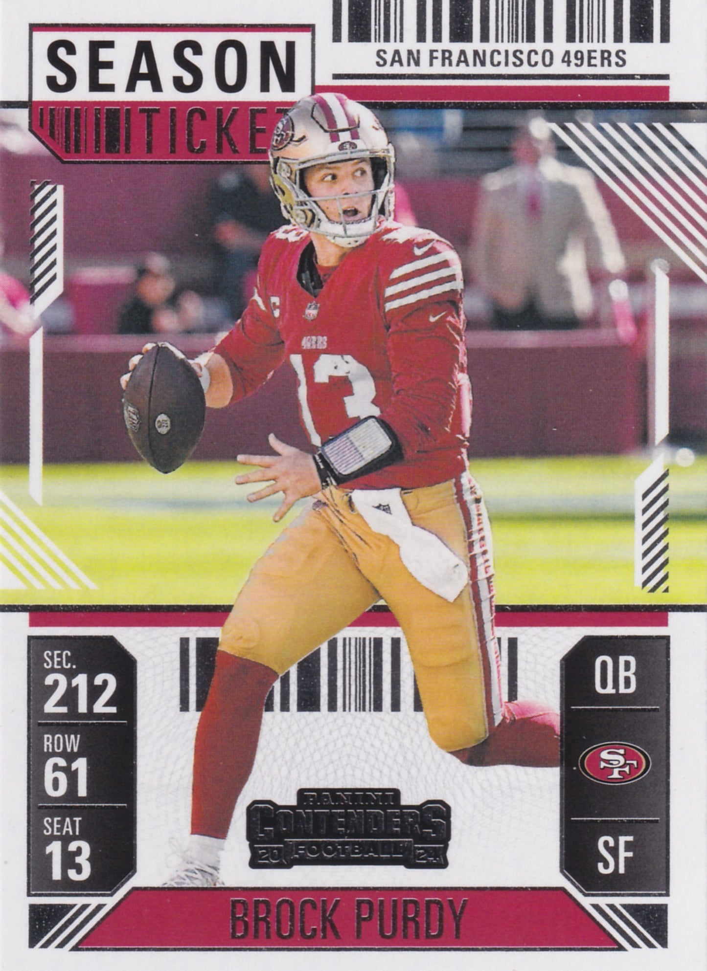 2024 Panini Contenders Season Ticket Brock Purdy #88