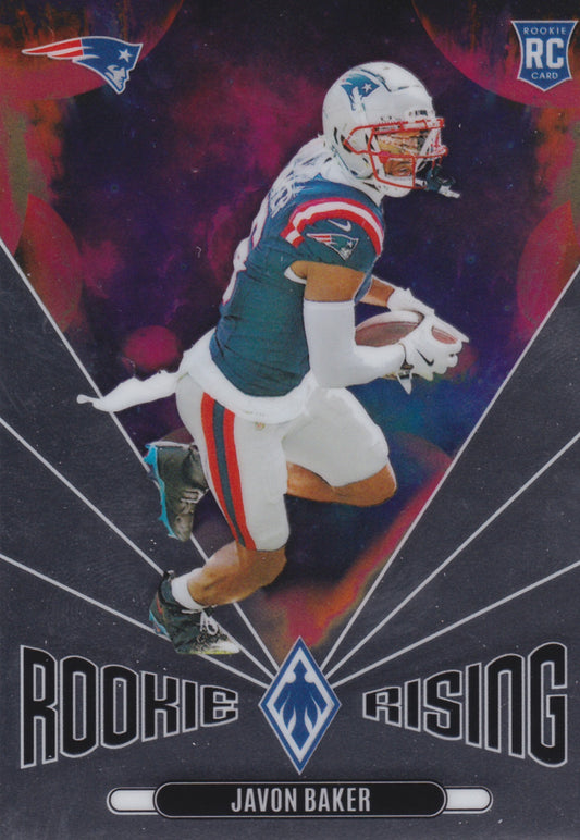2024 Panini Phoenix Javon Baker Rookie Rising #RR-JBR