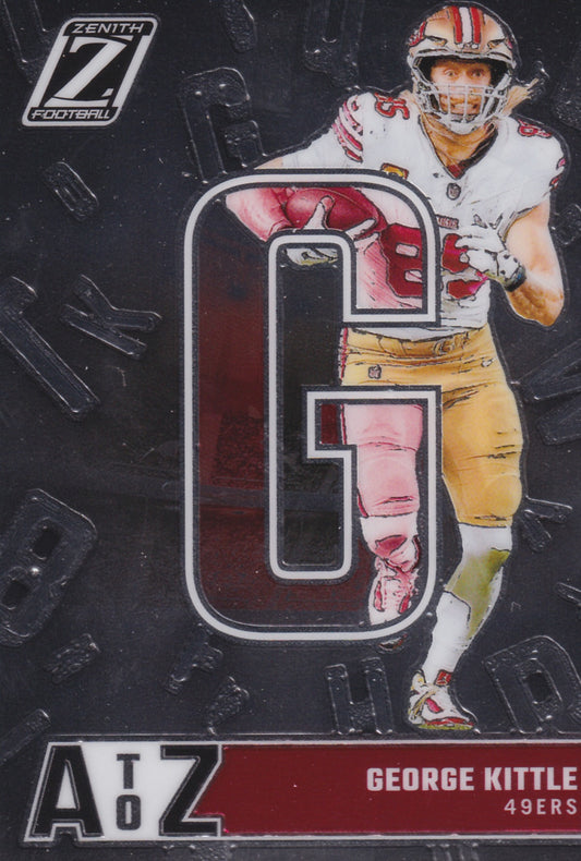 2024 Panini Zenith George Kittle  A to Z Series “G” #7