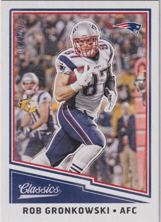 2017 Panini Classics Rob Gronkowski /299 #40