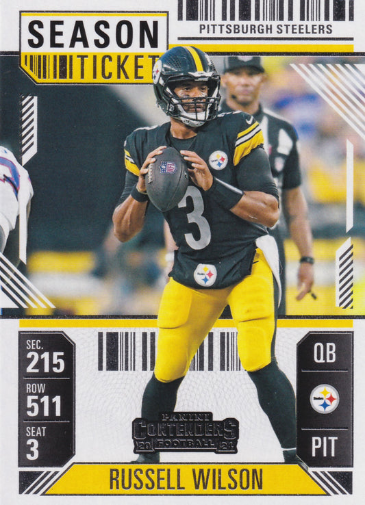2024 Panini Contenders Russell Wilson Season Ticket #82