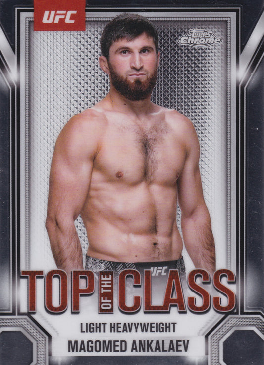 2025 Topps Chrome UFC Magomed Ankalaev Top Of The Class # #TTC-2