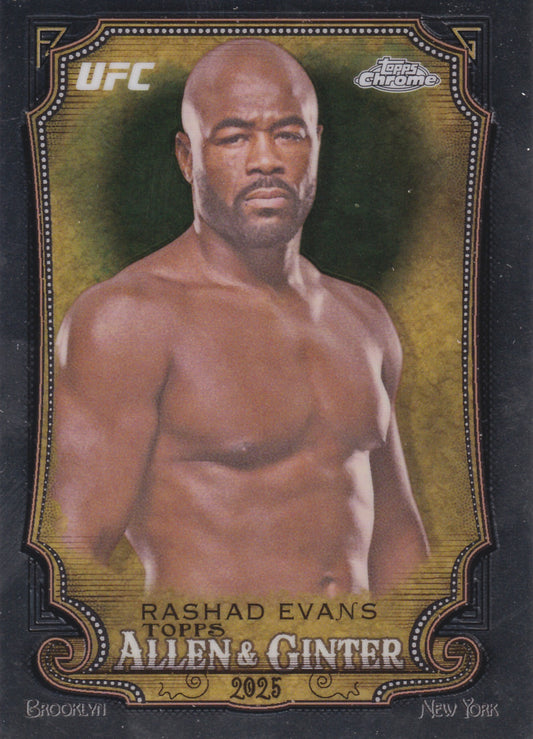 2025 Topps Chrome UFC Rashad Evans Allen & Ginter #AAG-2