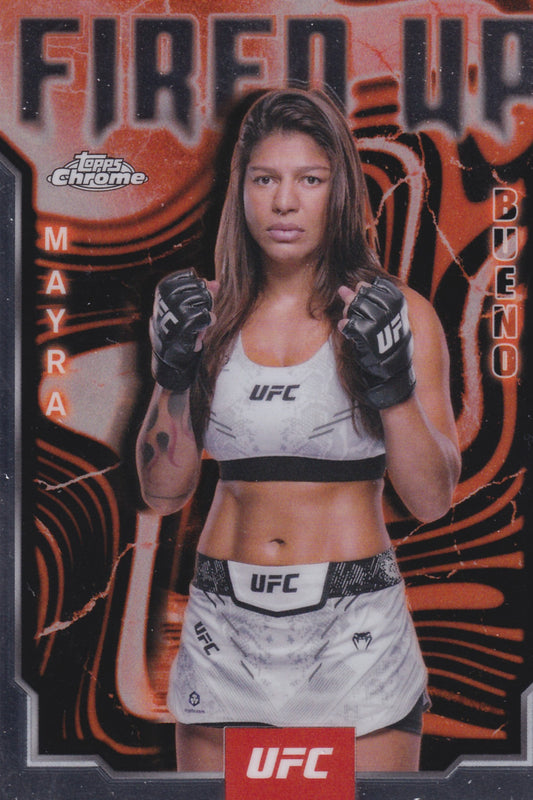 2025 Topps Chrome UFC Mayra Bueno #FUP-2