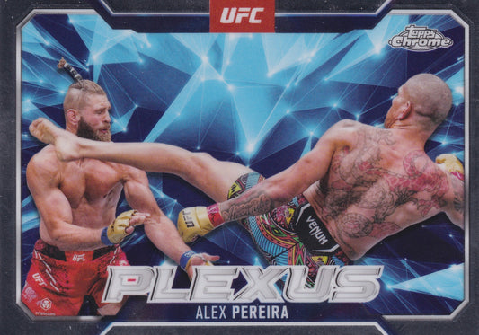 2025 Topps Chrome UFC Alex Pereira Plexus #PLX-13
