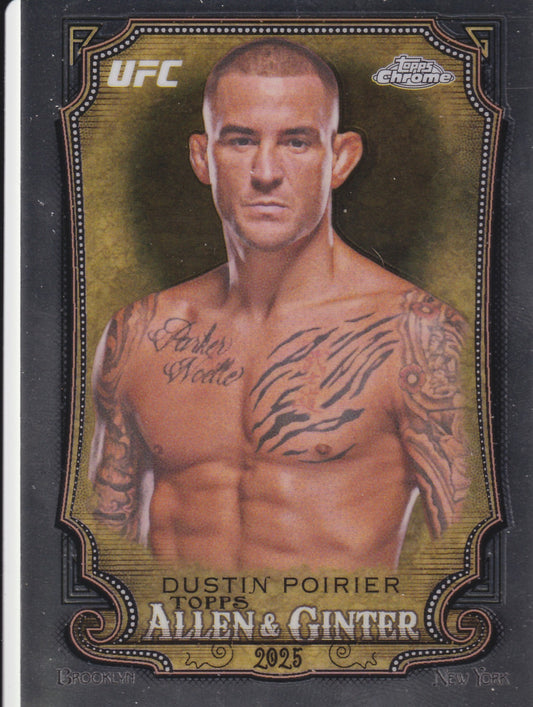 2025 Topps Chrome UFC Dustin Poirier Allen & Ginter #AAG-29